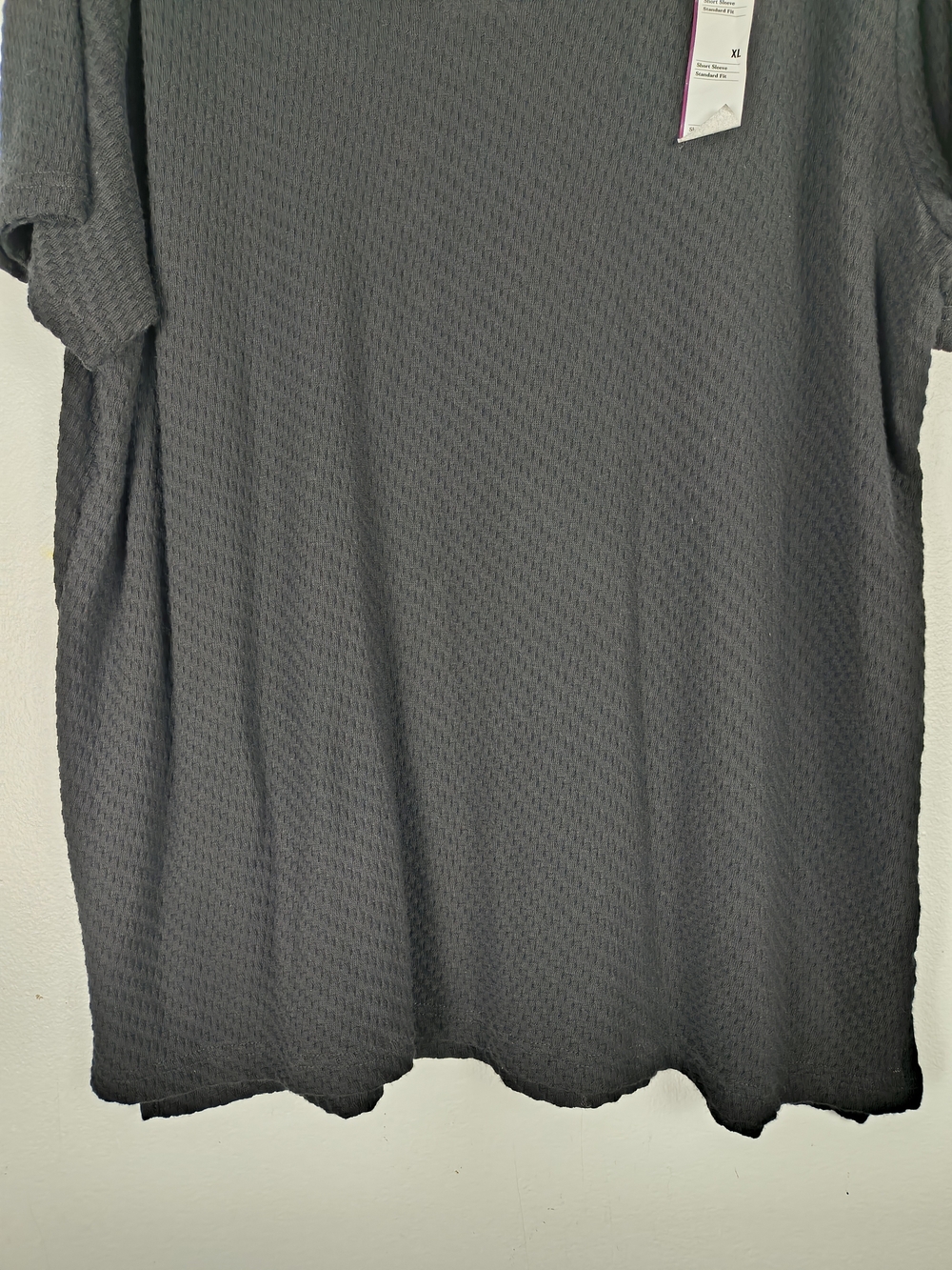 Goodfellow & Co Polo Shirt Mens XL Black Textured Johnny Collar V Neck Casual - Picture 4 of 12